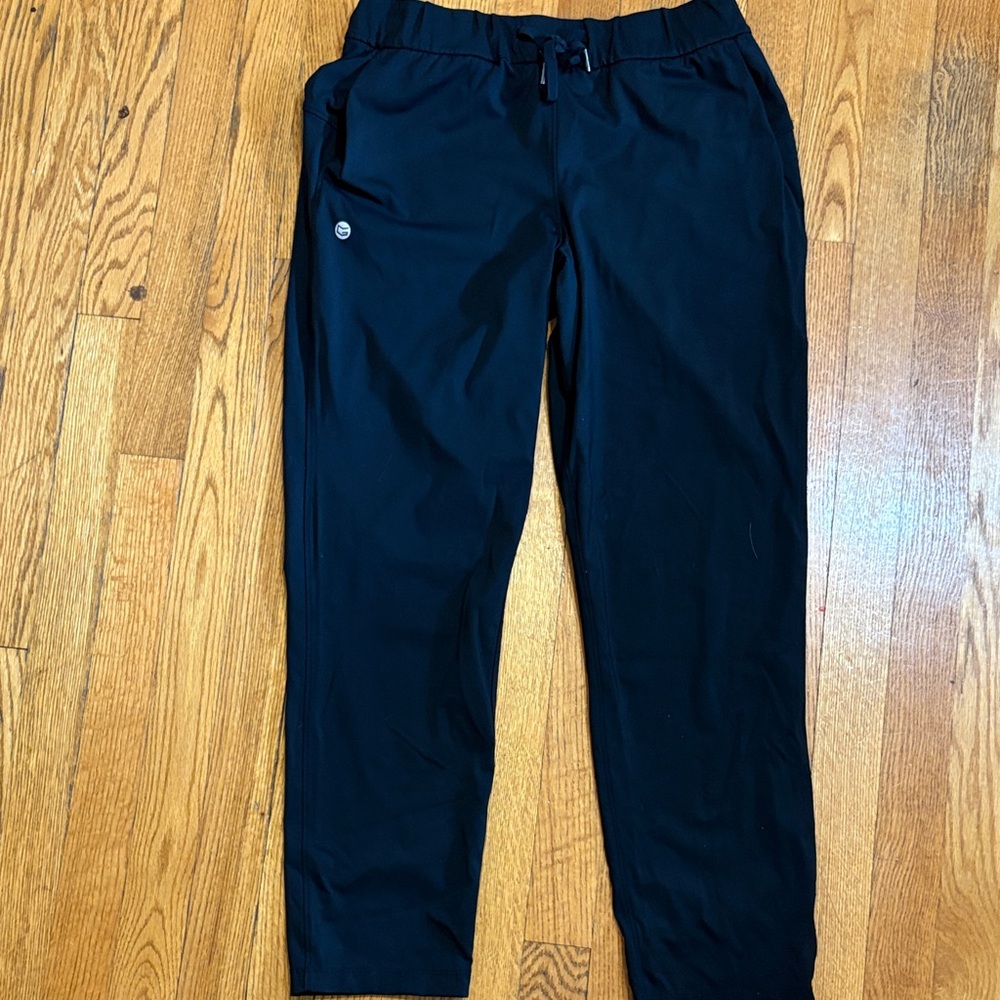 Men's Black Nylon Athletic Pants🩵